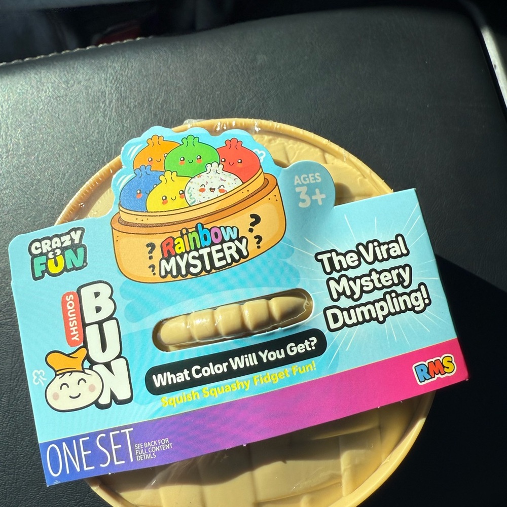 Squishy Bun Rainbow Mystery Toy